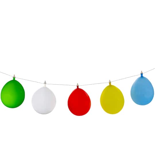 10ct. Multicolor LED Inflatable Balloon String Lights By Northlight | 10 ft | Michaels®